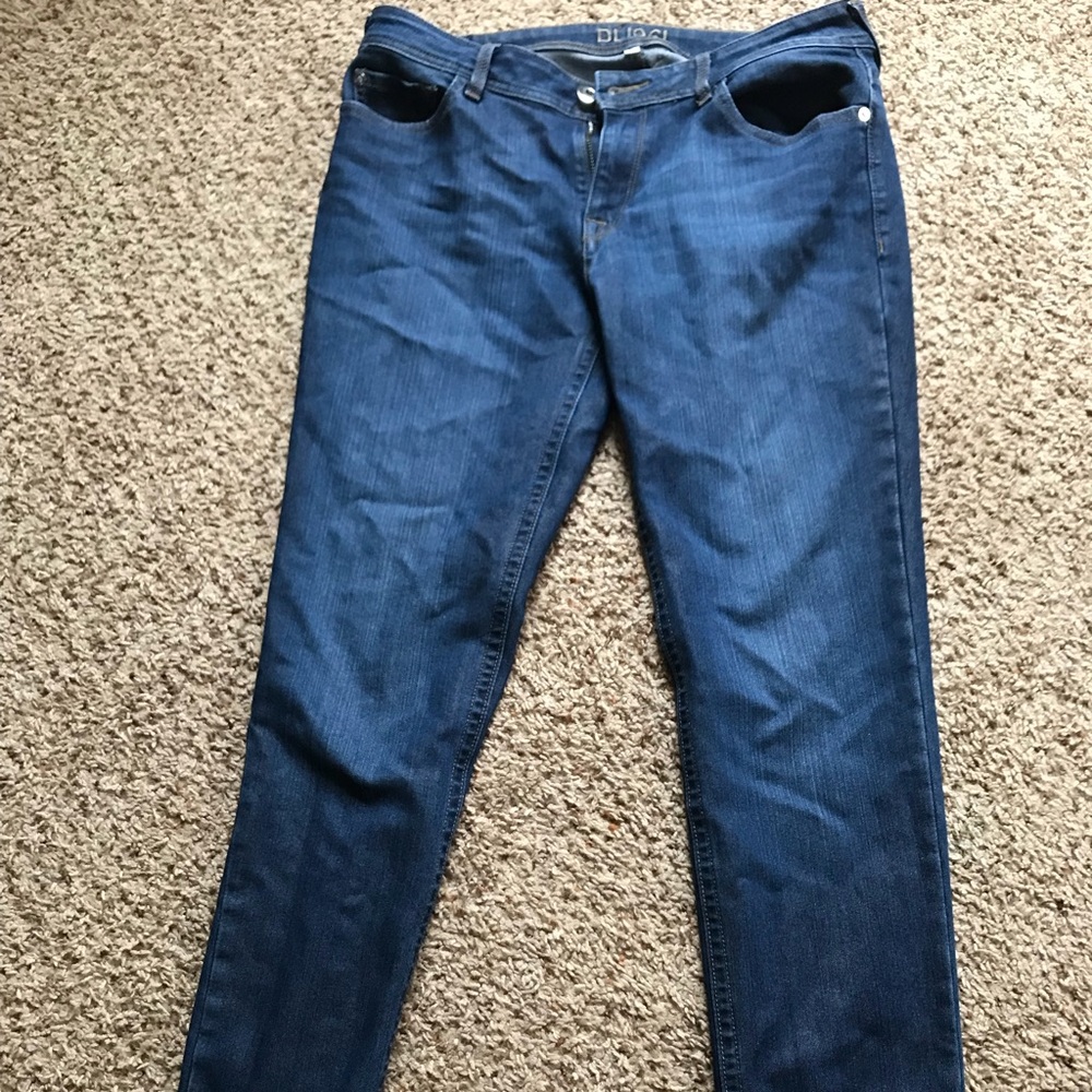 DL1961 Dark Denim Skinny Jeans